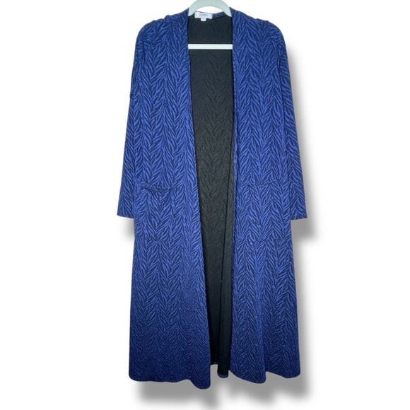 NWT LuLaRoe Blue Sarah Duster Cardigan Small - Picture 1 of 8
